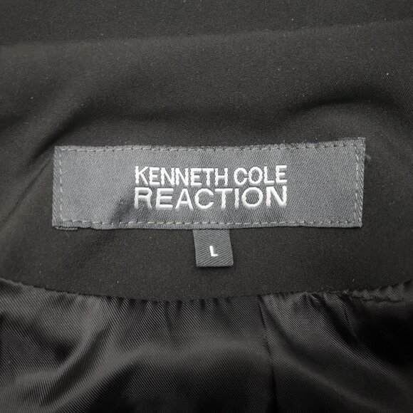 Kenneth Cole Reaction Ladies Size Large Lined Black Packable Hood Jacket - Picture 3 of 12